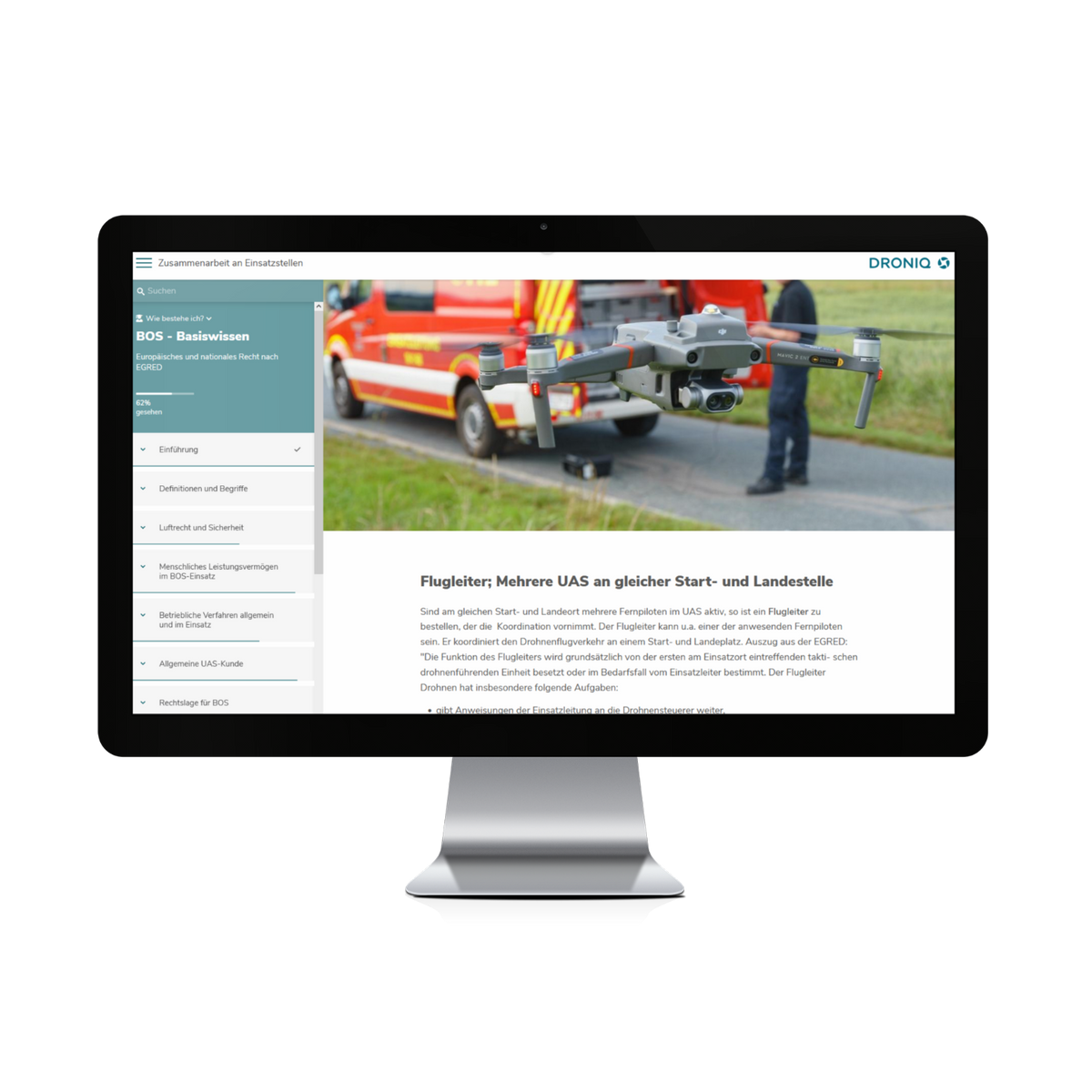 Online-Kurs: BOS-Wissen für Fernpiloten