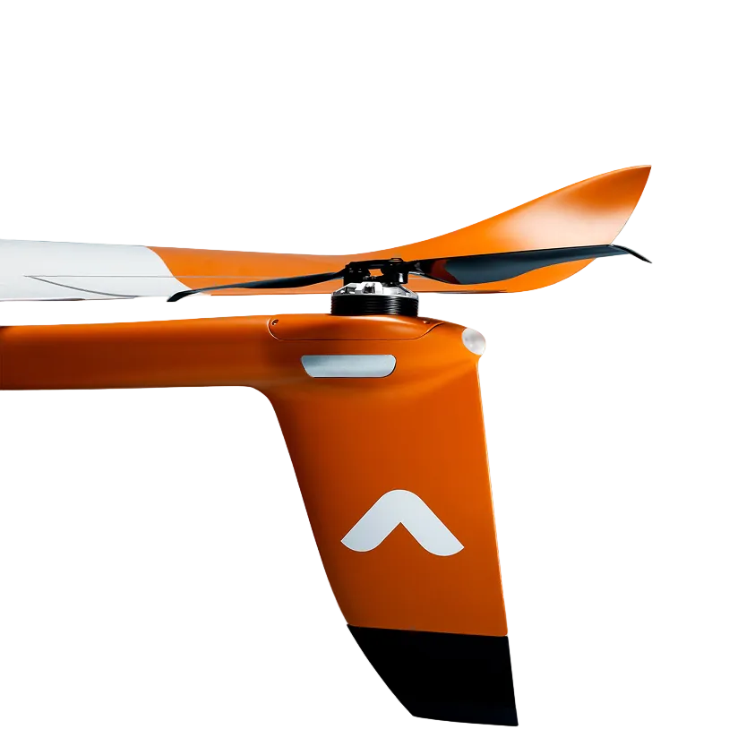 Rotor der Avy Aera VTOL-Drohne in Detailansicht