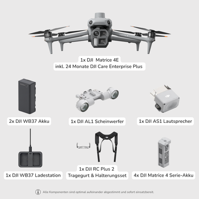 DJI Matrice 4E Ultra-Bundle mit Drohne, Akkus und Zubehör