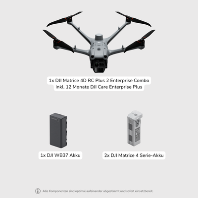 DJI Matrice 4D Starter-Bundle mit Drohne und Akkus 