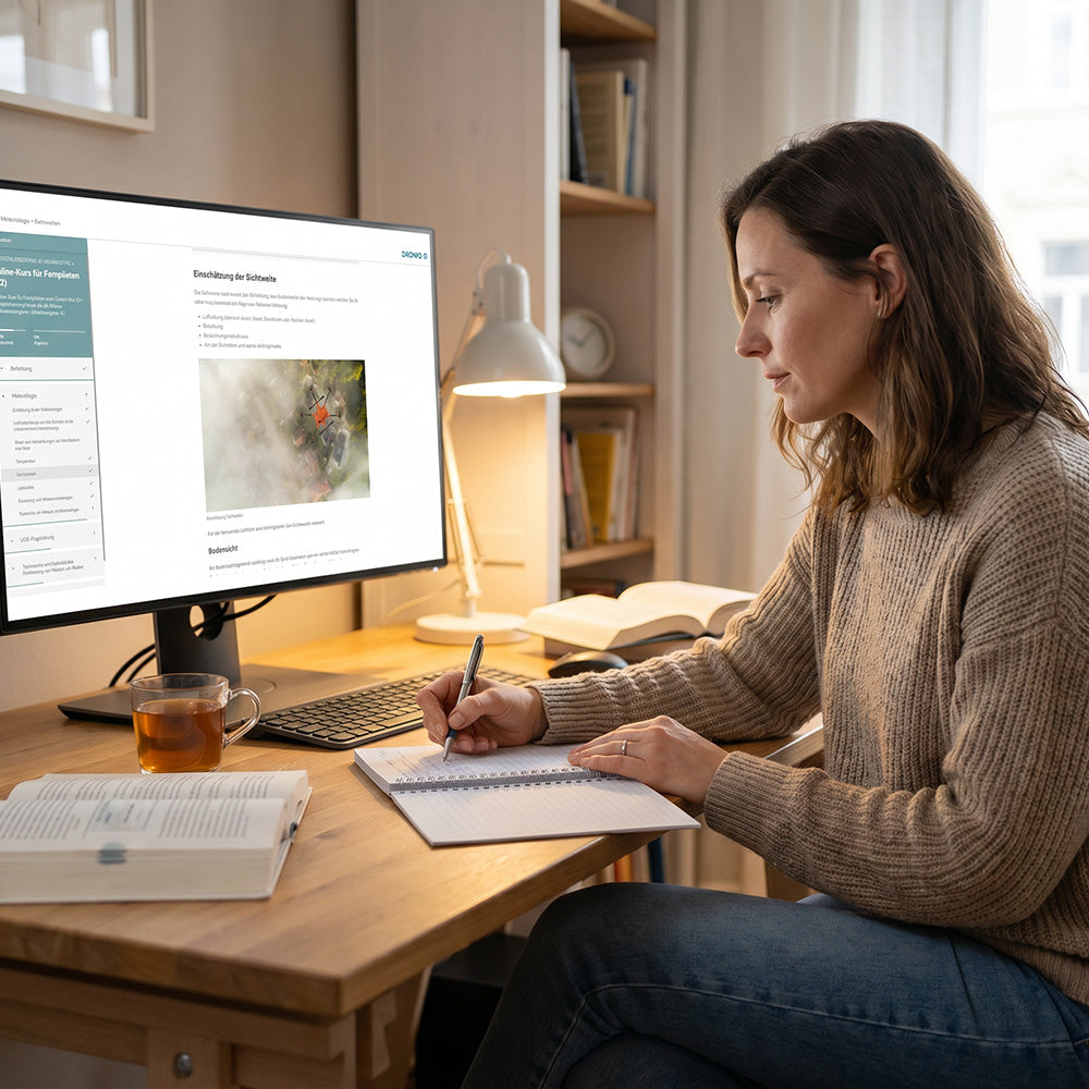 Fernpiloten-Zeugnis A2: Online-Prüfung inkl. E-Learning
