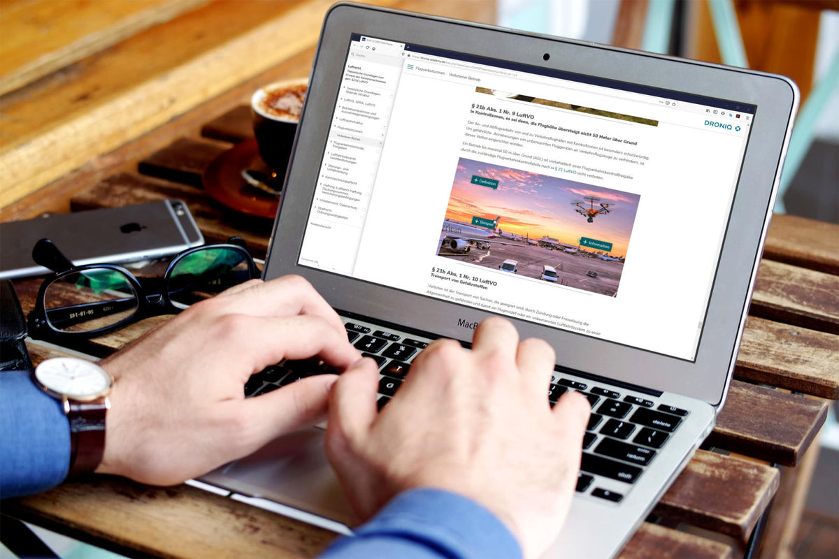 Online-Training der Droniq Academy