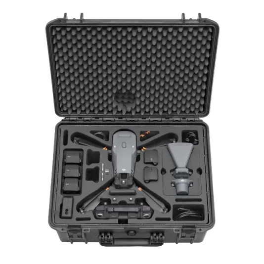 Geöffneter TOMcase Transportkoffer für DJI Mavic 3 Enterprise Serie