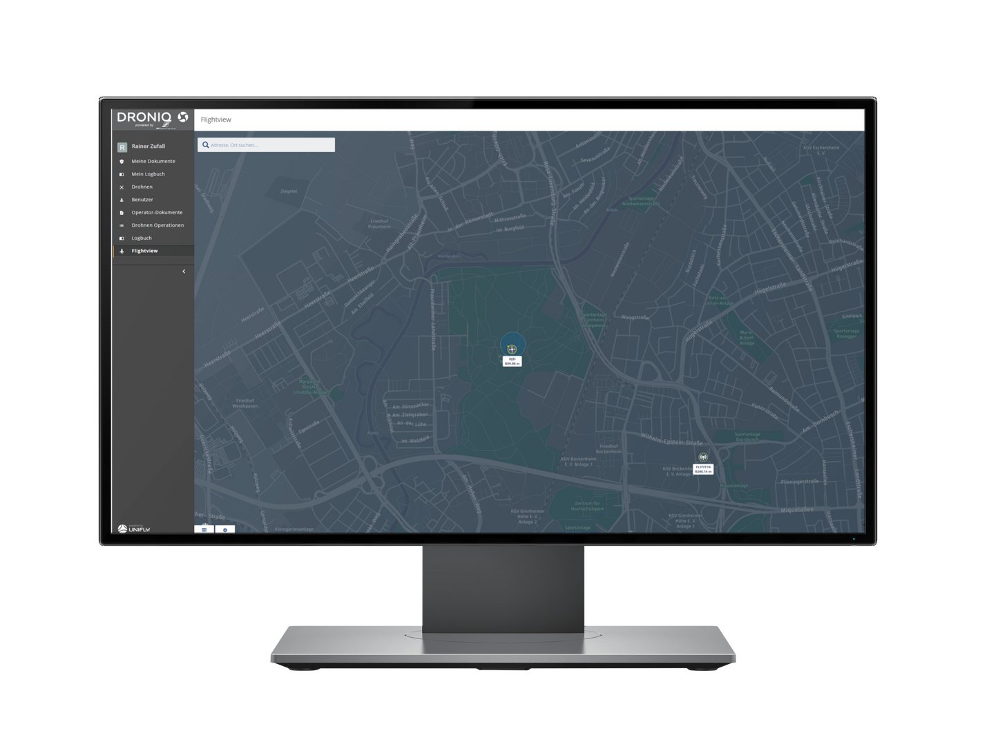UTMpro: Mit dem UAS Traffic Management System (UTM) von Droniq lassen sich UAS sicher und effizient in den Luftraum integrieren. Die Pro-Variante unterstützt kommerzielle Nutzer bei der Planung, Überwachung und Auswertung ihres Drohnenflugs innerhalb Deutschlands. Über das UTM lässt sich die gesamte Missionsanmeldung vornehmen, inklusive Registrierung, Dokumentenupload sowie Flugprüfung.